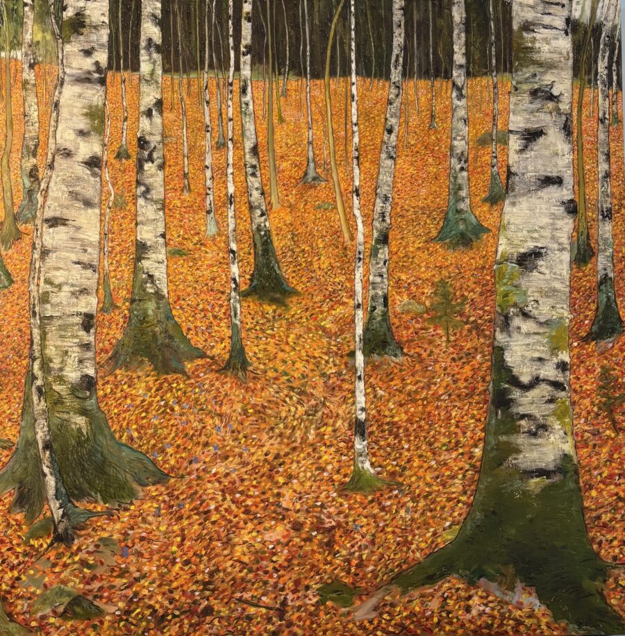 Birches #2   42" x  42"