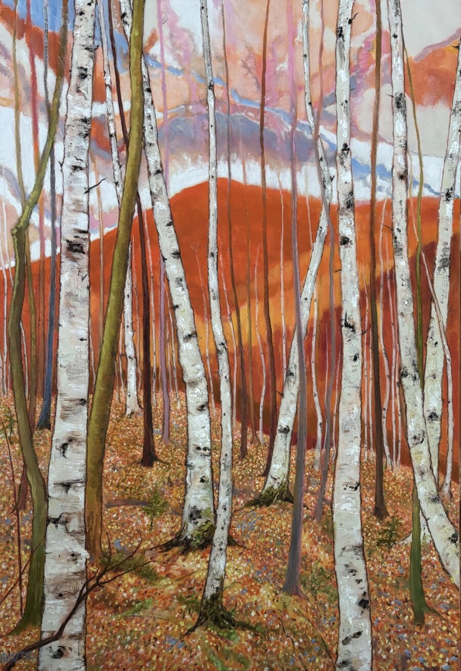 White Birch Forest 30" x  42"